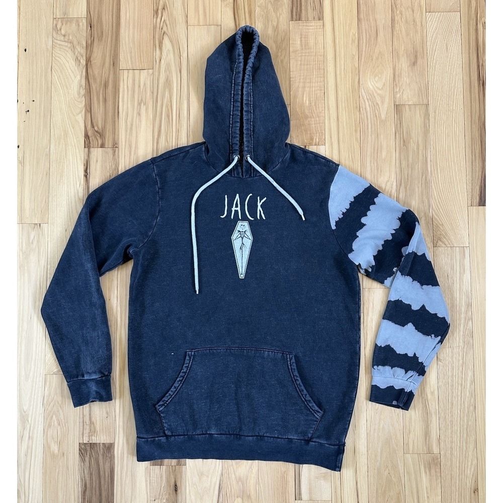 Nightmare Before Christmas Hoodie Med Jack Skellington Tie Dye‎ Sleeve Halloween
